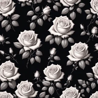 rose wallpaper black