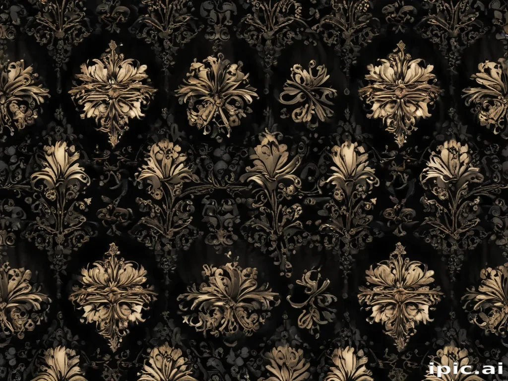 black wallpaper cute