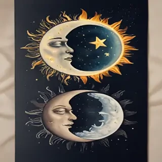 sun and moon