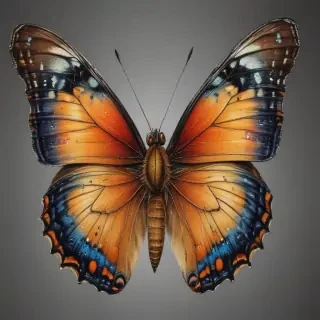 butterfly drawing picture