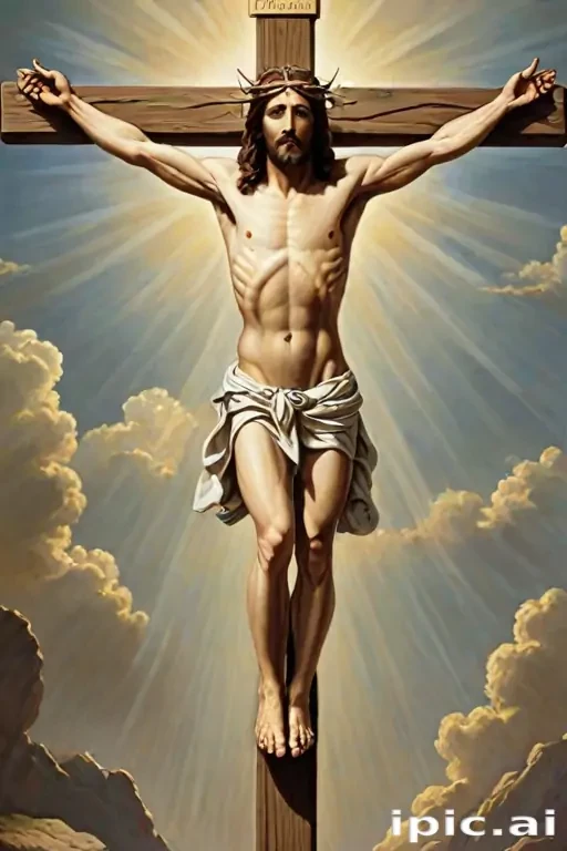 picture of jesus on cross