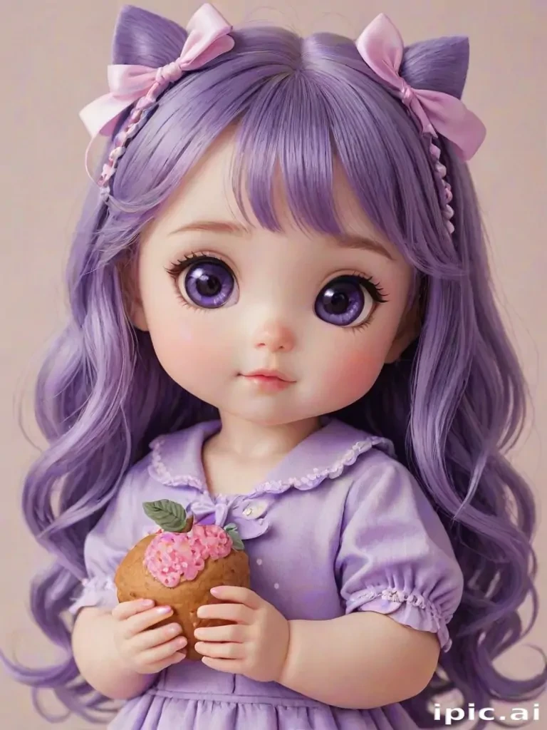 purple cute