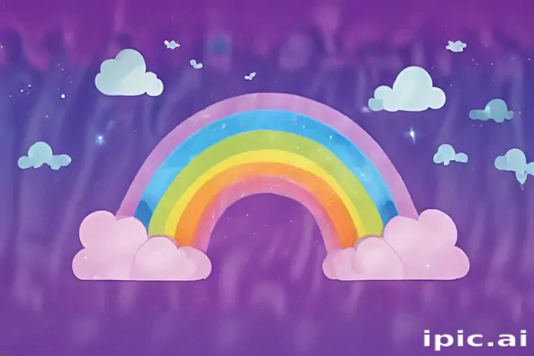 cute rainbow backgrounds