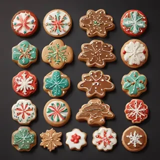 clip art christmas cookies