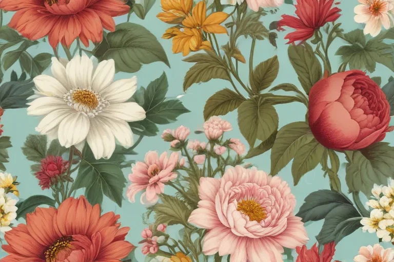 vintage flower illustration