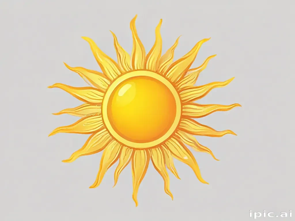 transparent background sun clipart