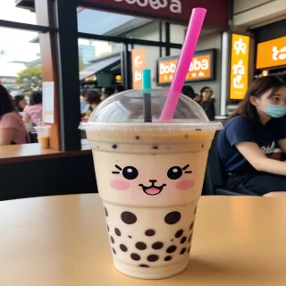 cute boba tea