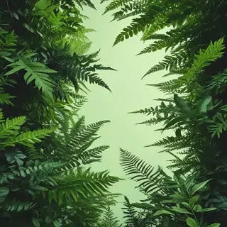 greenery background aesthetic