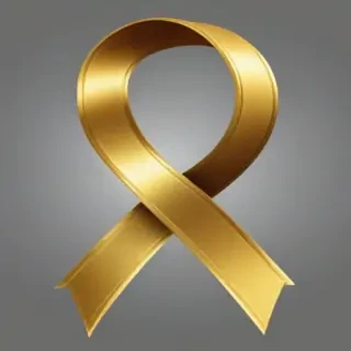 gold ribbon png