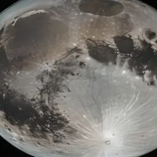 transparent moon