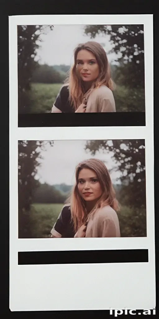 aesthetic polaroid frame