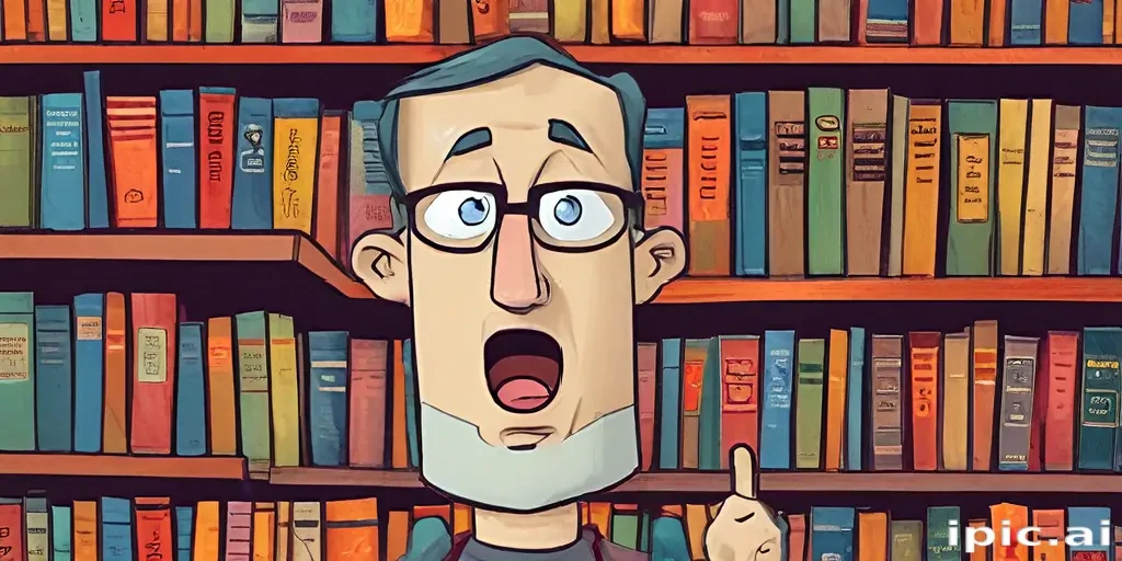 book cartoon image