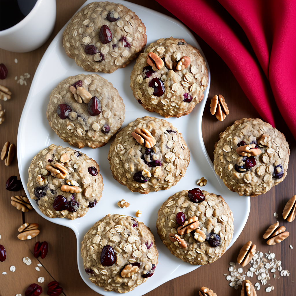 oatmeal cookies with cranberries and walnuts