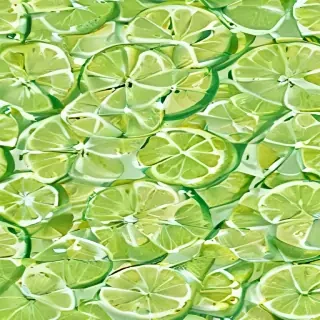 lime green background