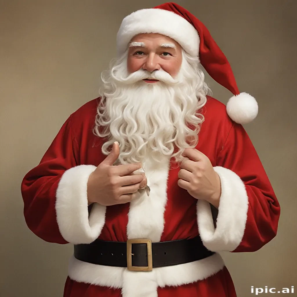 images of vintage santa