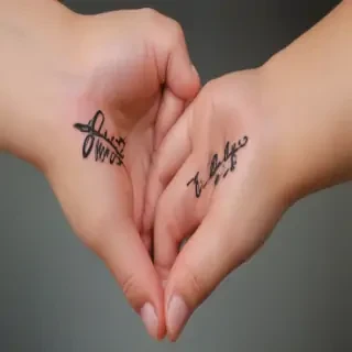 i love you sign language tattoo