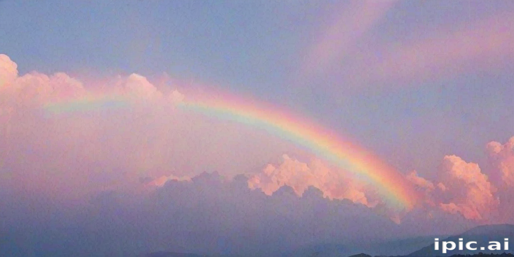 aesthetic rainbow wallpaper