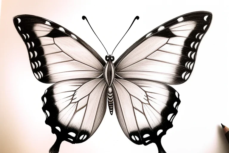 picture of a butterfly drawing
