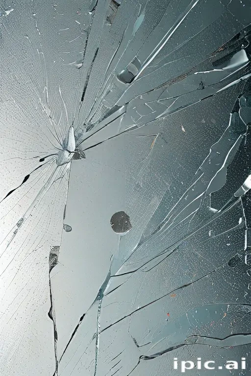 broken glass texture