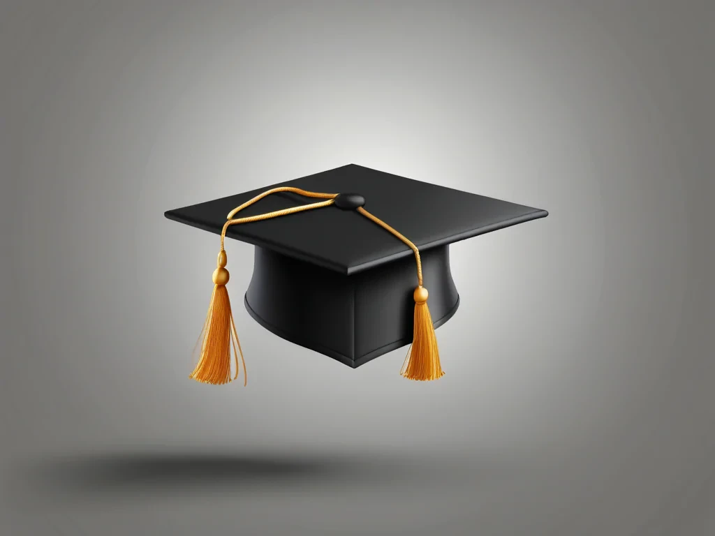 graduation cap transparent background