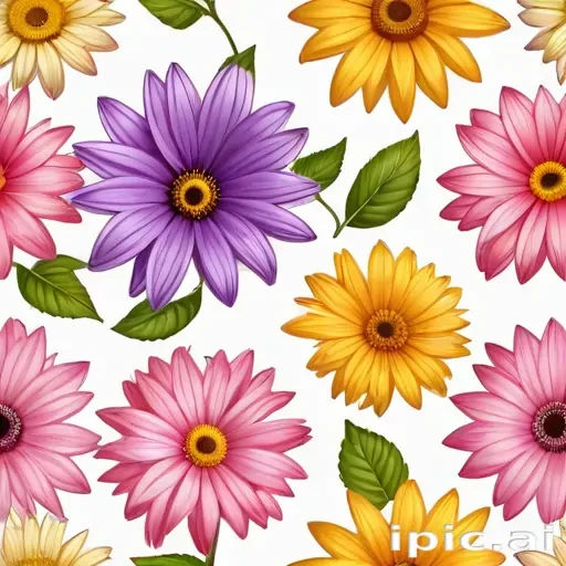 clipart transparent background flowers
