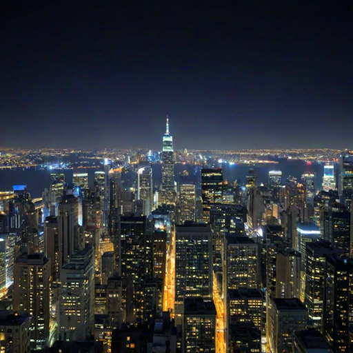 city lights background