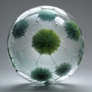 transparent soccer ball