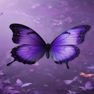 purple butterfly background