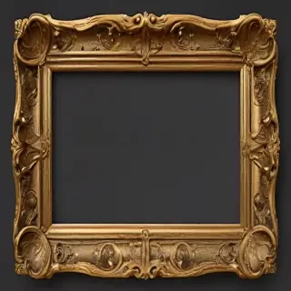 fancy gold frame