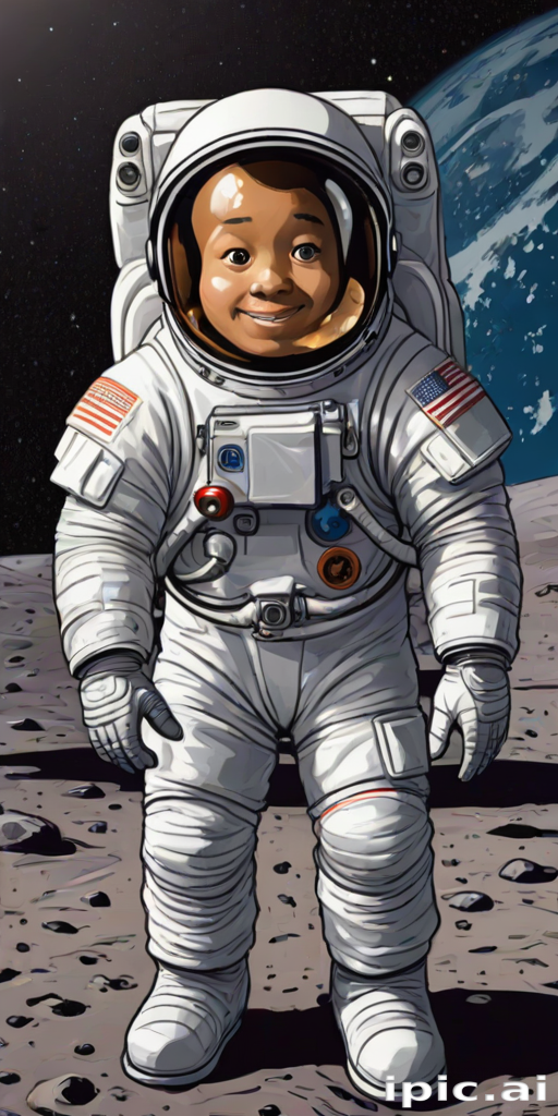 astronaut cartoon