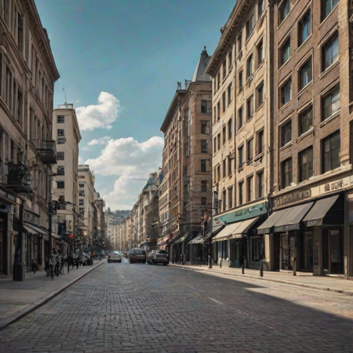 city street background