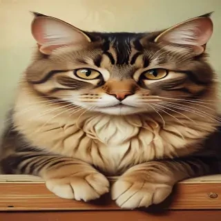 vintage cat illustration