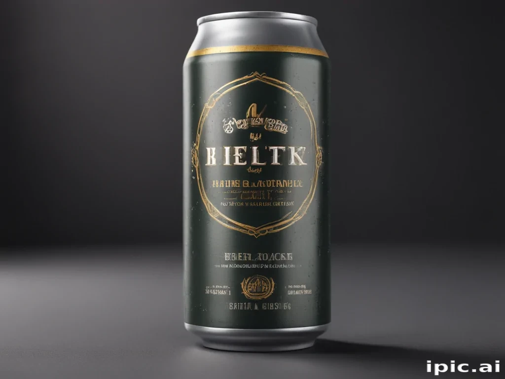beer can mockup