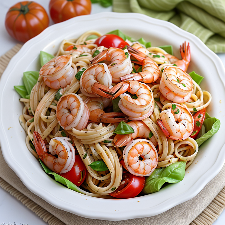 shrimp pasta salad italian dressing