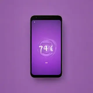 purple lockscreen
