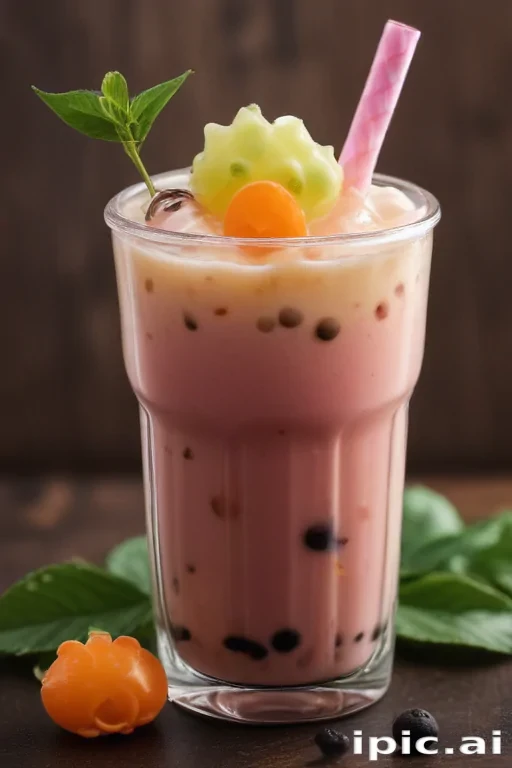 cute boba tea wallpapers