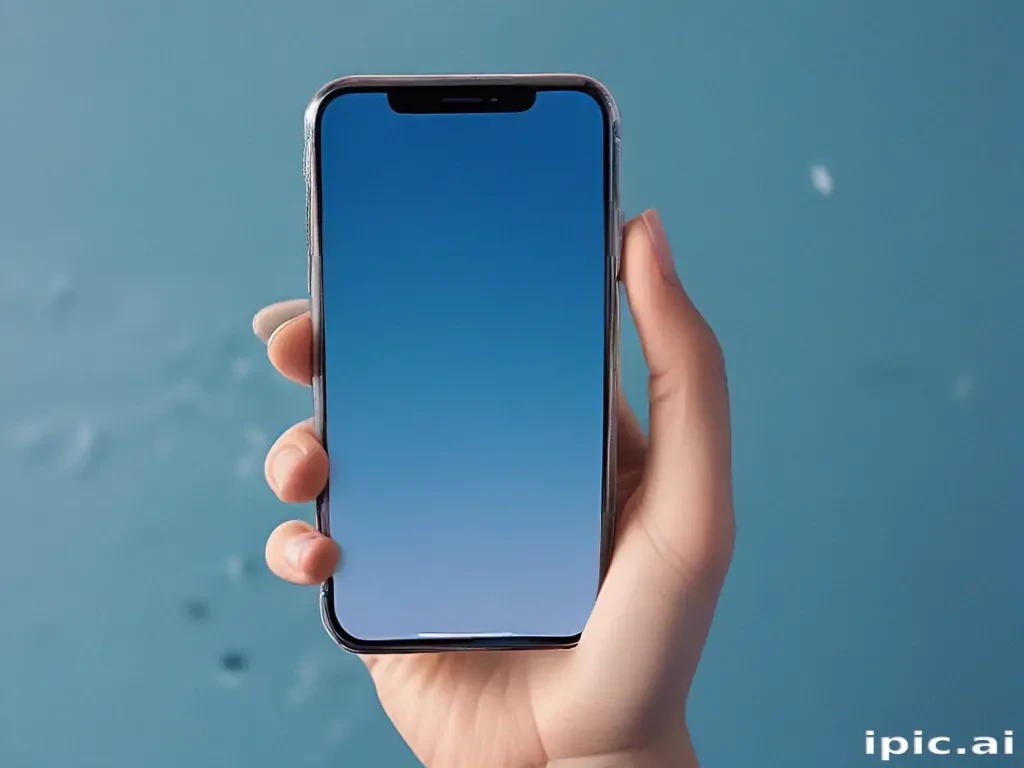 blue iphone wallpaper aesthetic