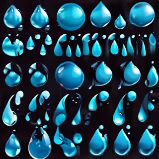water droplets clipart