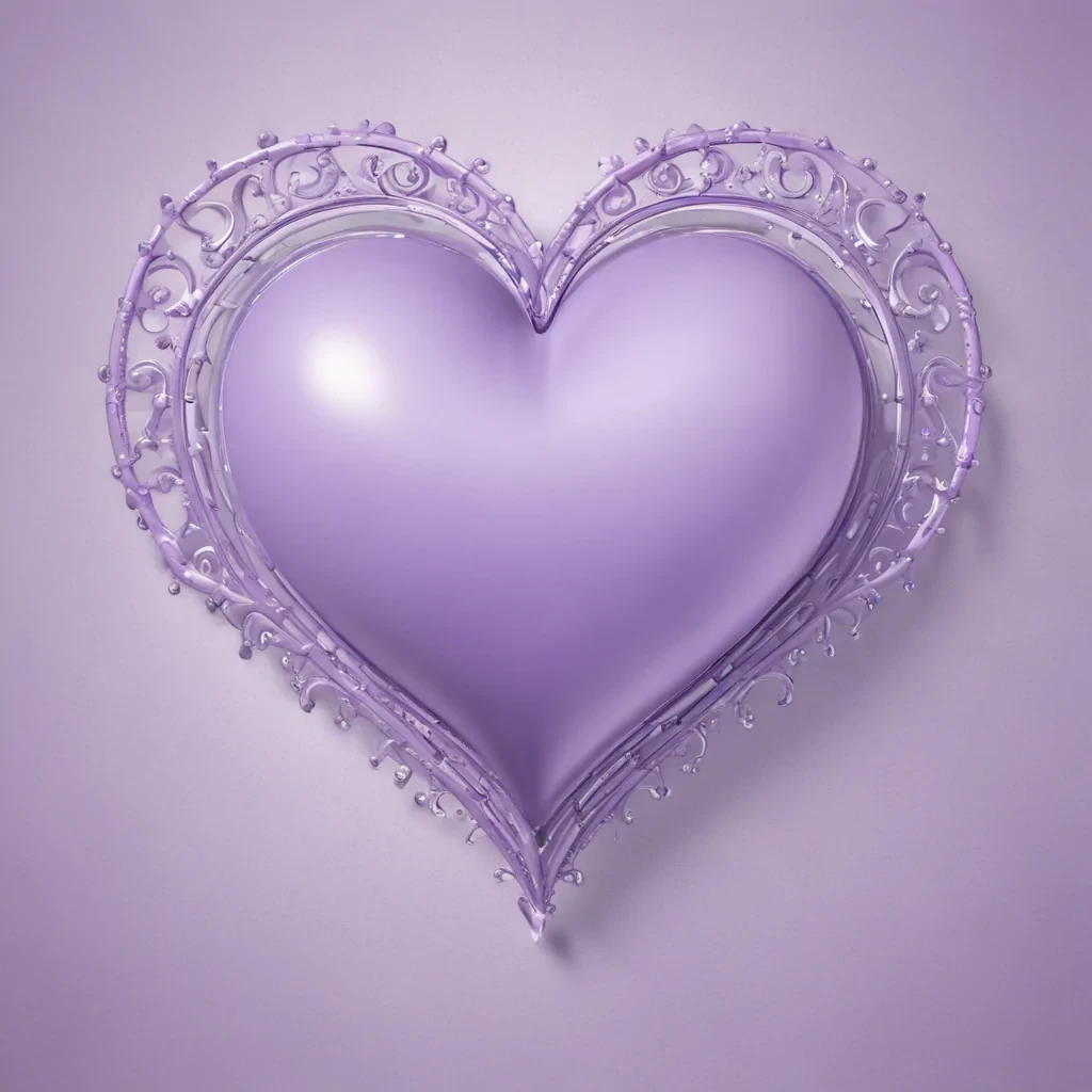 light purple heart wallpaper