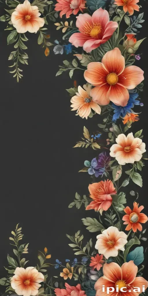 flowers border png