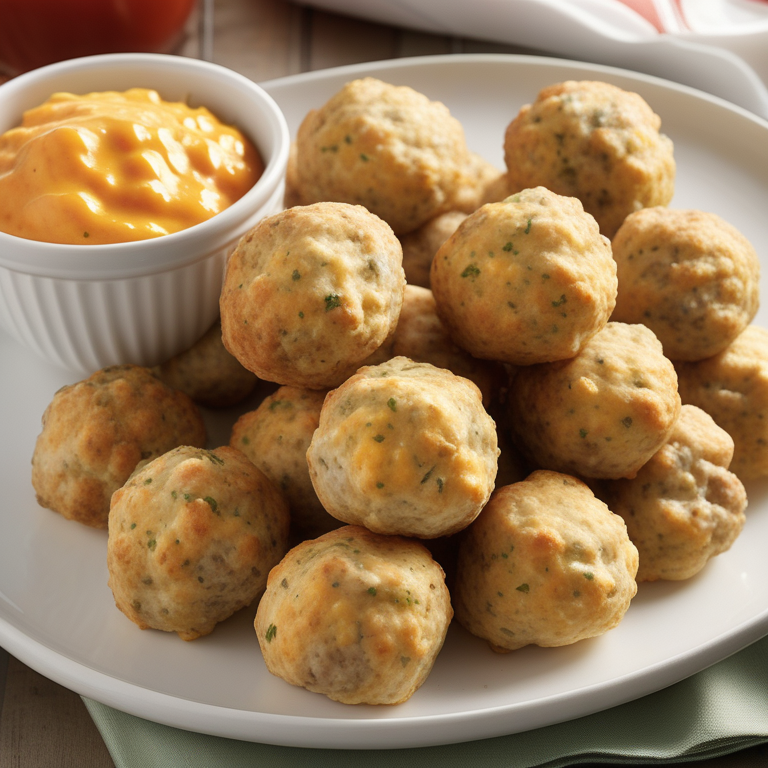 sausage balls with cheddar bay biscuit mix