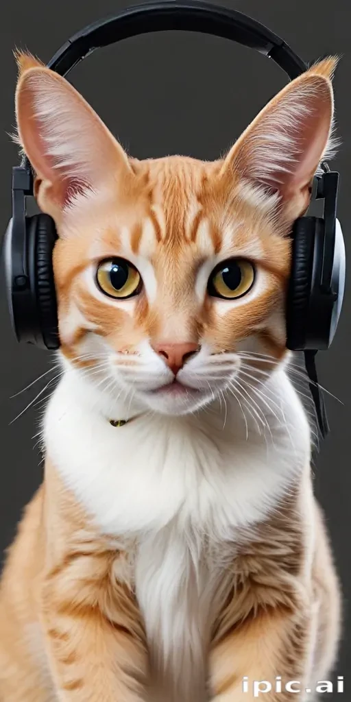 cat headphones png