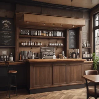 coffee shop mockup