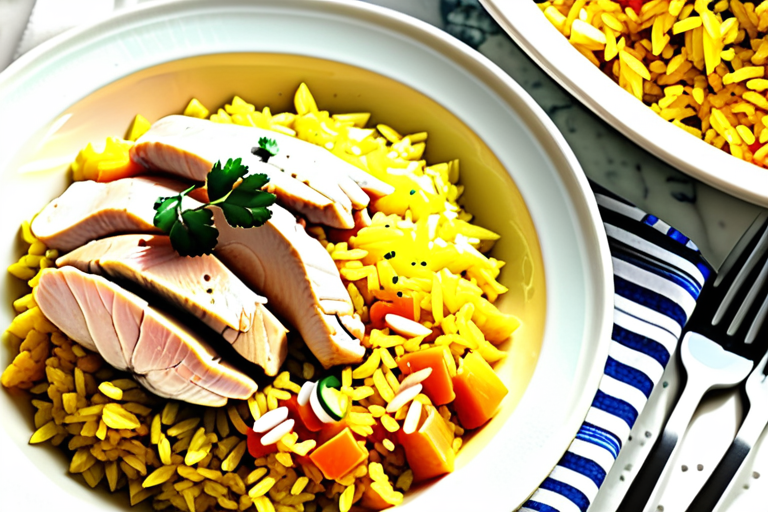chicken and yellow rice crockpot