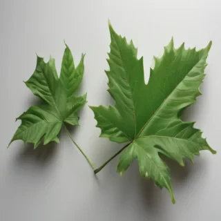 green leaf design