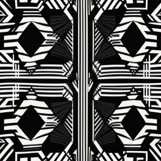 black with white pattern