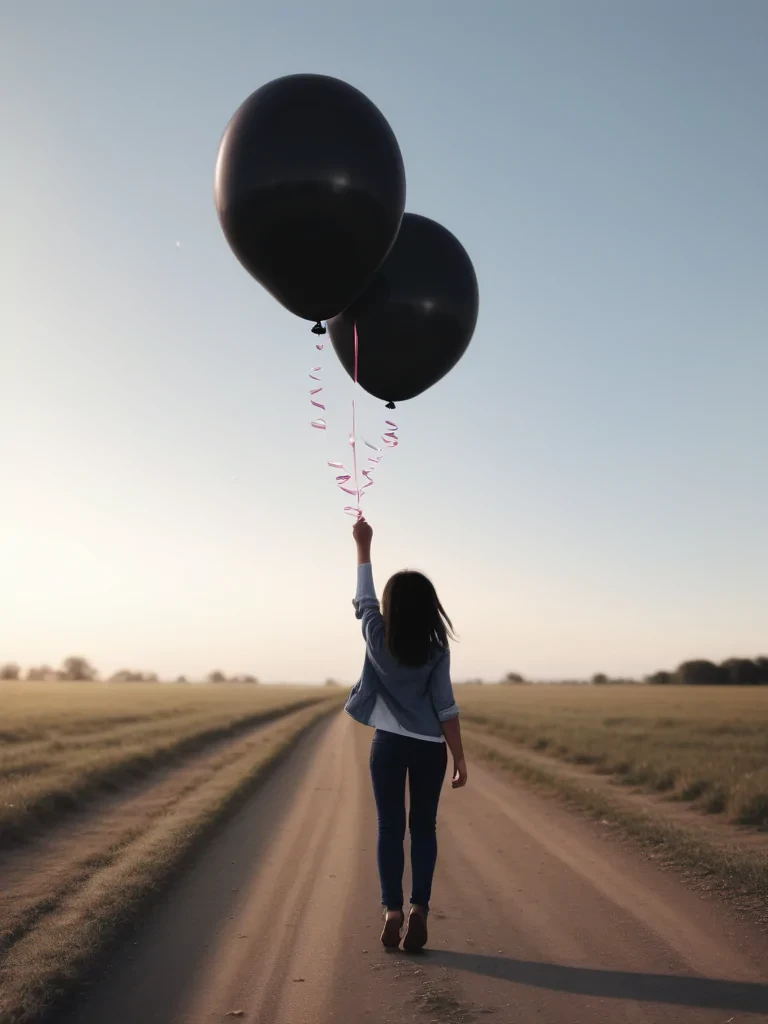 black balloons png