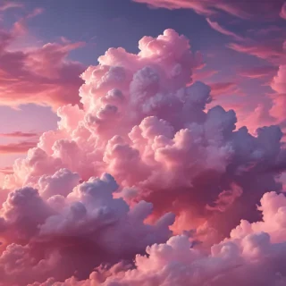pink clouds wallpaper