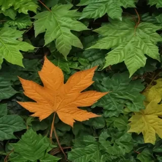 background leaves