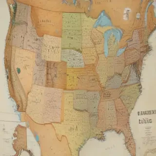 united states map with state names